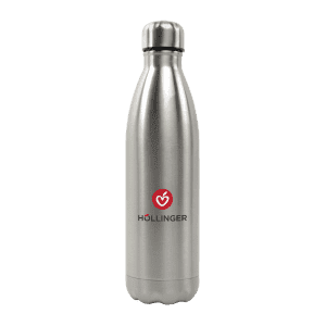 Thermosflasche von Höllinger in silber