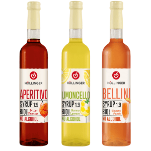 Höllingers Bio Viva Italia Cocktailsirup Set
